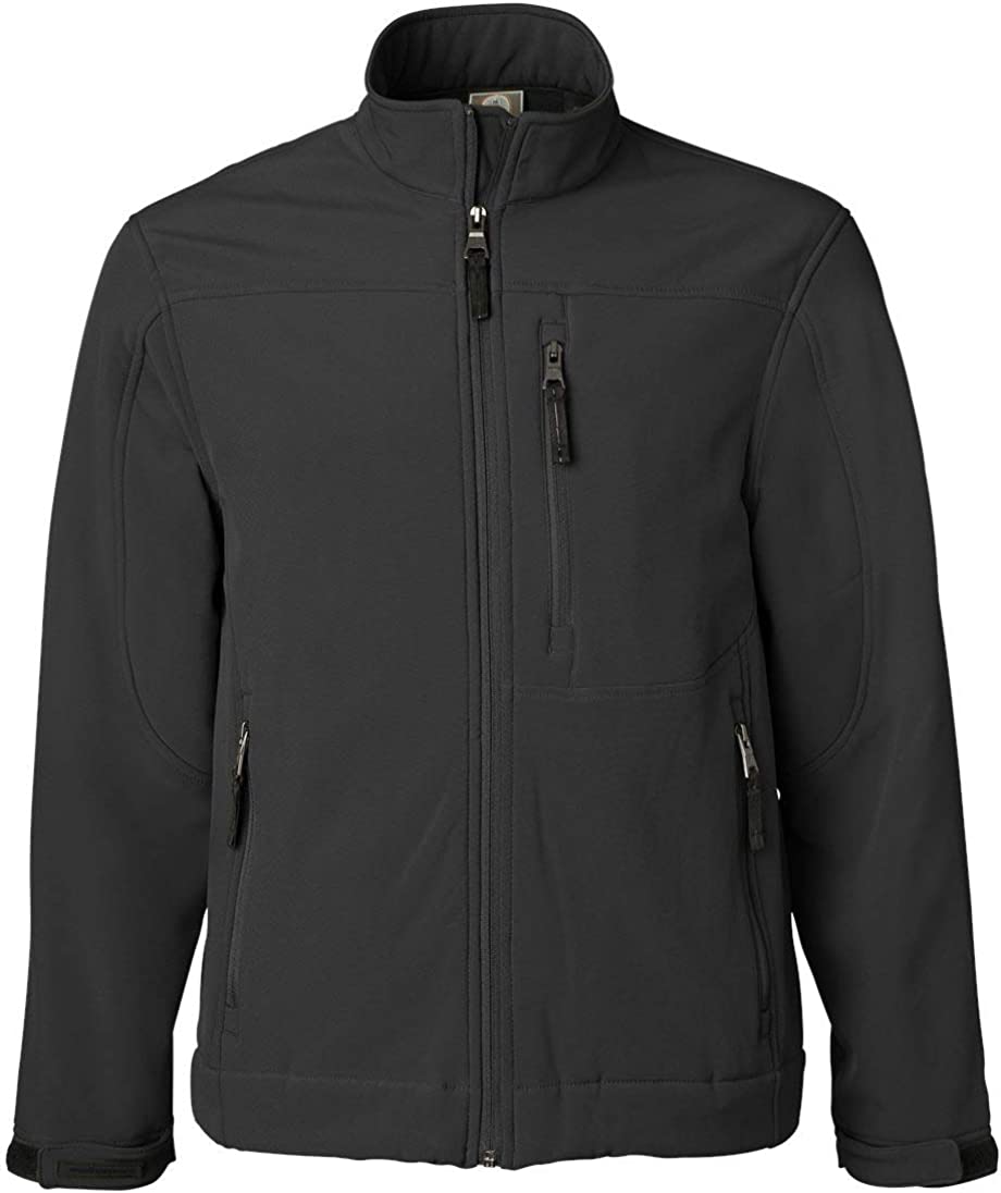 Weatherproof Midweight Soft Shell Jackets for Men - Men’s Water Resistant Windbreaker with Stand Collar (S-3XL)