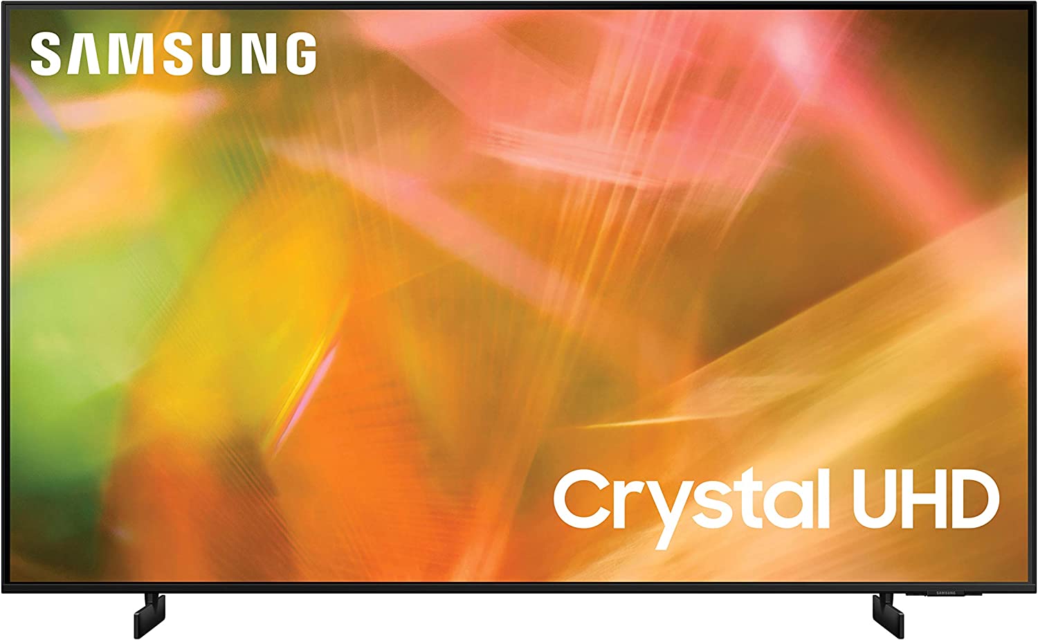 SAMSUNG 65-Inch Class Crystal 4K UHD AU8000 Series HDR, 3 HDMI Ports, Motion Xcelerator, Tap View, PC on TV, Q Symphony, Smart TV with Alexa Built-In (UN65AU8000FXZA, 2021 Model)