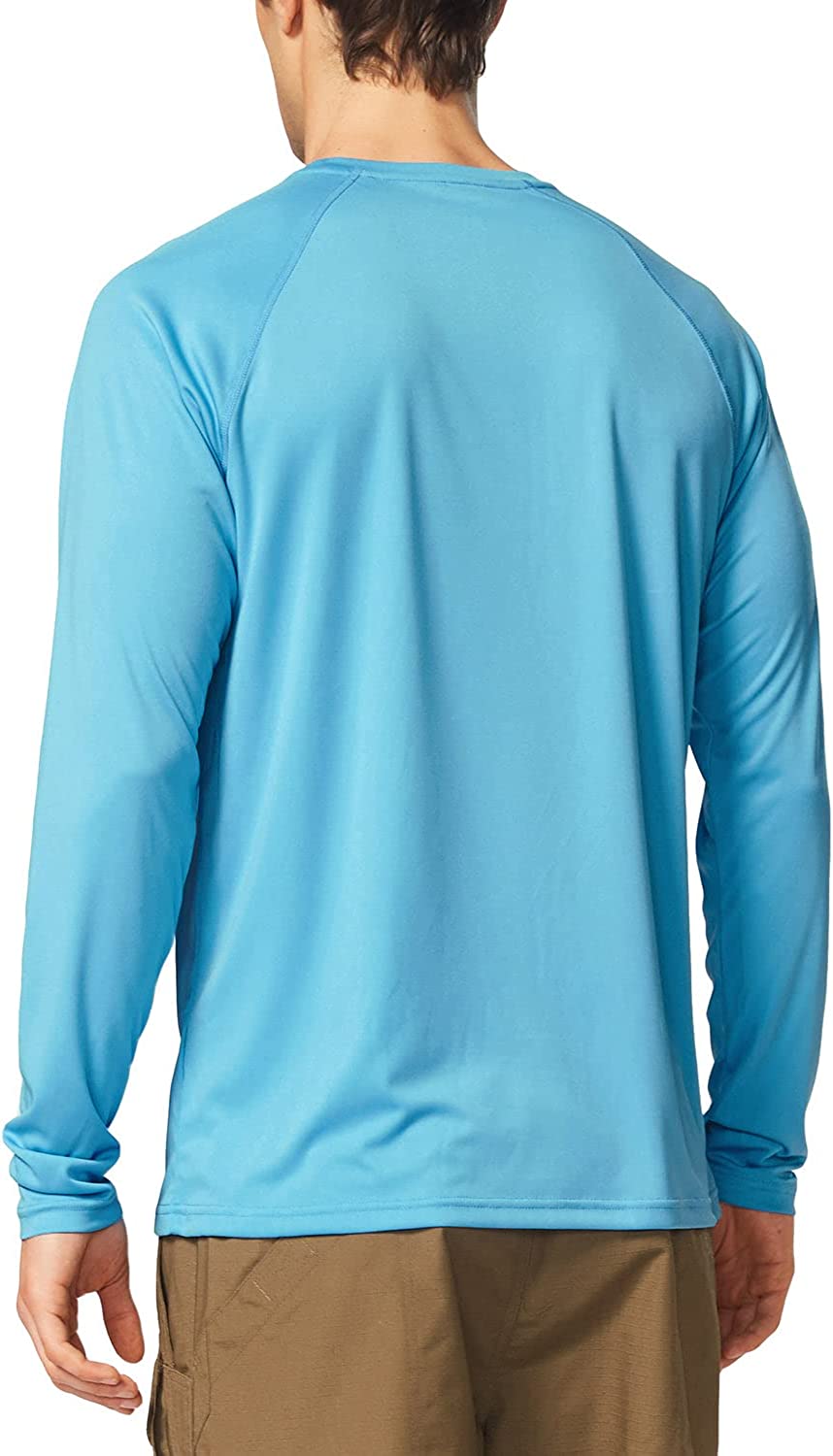 BALEAF Men's Long Sleeve Shirts Lightweight UPF 50+ Sun Protection SPF T-Shirts Fishing Rash Guard Running