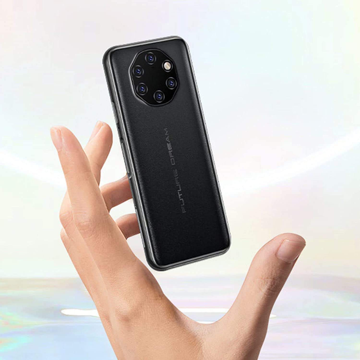 FOSA 3.5in Mini Unlocked 4G Smartphone Small Old Mobile Phone Dual Cards Dual Standby for Cell Phone for Students, Endurance,Face Recognition,Fingerprint (Black)