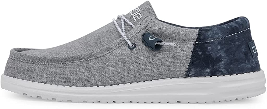Hey Dude Men's Wally Loafer Multiple Colors | Men’s Shoes | Men's Lace Up Loafers | Comfortable &amp; Light-Weight