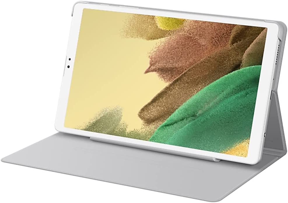 Samsung Galaxy Tab A7 Lite 8.7" (32GB, 3GB) Wi-Fi Only Android Octa-core Tablet, US Model SM-T220 W/Folding Smart Cover Leather Case (Silver)