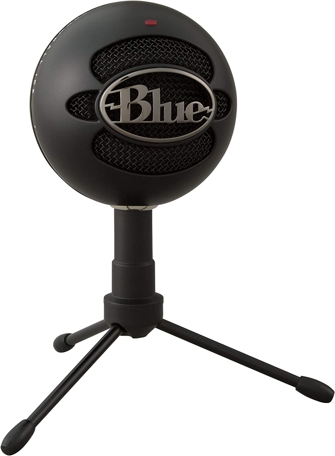 Logitech for Creators BlueSnowball iCE USB Microphone for PC, Mac, Gaming, Recording, Streaming, Podcasting, with Cardioid Condenser Mic Capsule, Adjustable Desktop Stand&USB cable, Plug&Play – Black