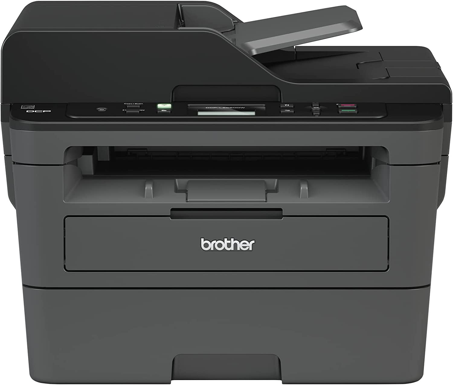 Brother Monochrome Laser Printer, Compact Multifunction Printer and Copier, DCPL2550DW, Refresh Subscription and Amazon Dash Replenishment Ready, Black