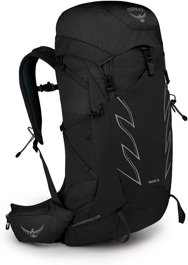 Osprey Talon 33 Men's Hiking Backpack , Stealth Black, Large/X-Large