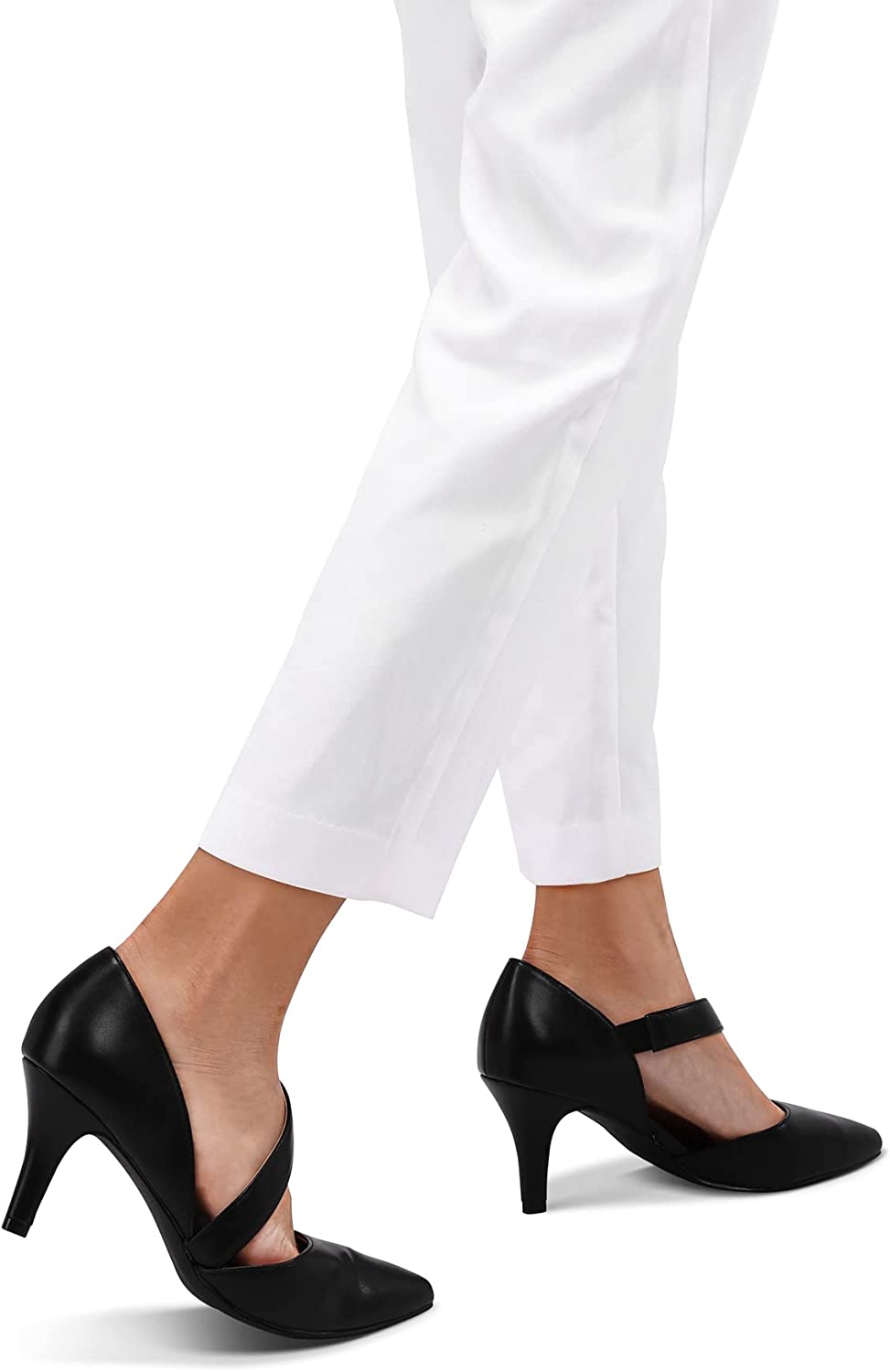 mysoft Women's Pumps Pointed Toe 3 inch Dress Shoes