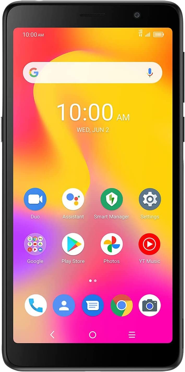 TCL A30 Unlocked Smartphone with 5.5" HD+ Display, 8MP Rear Camera, 32GB+3GB RAM, 3000mAh Battery, Android 11, Prime Black