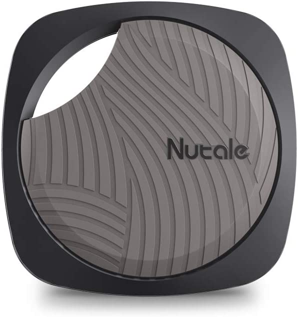 Nutale Focus Key Finder Smart Tracker Anti-Lost Alarm Item Locator Wireless for Key Phone Wallet Pet Bluetooth Tracking Device with Replaceable Battery Black 1Pcs