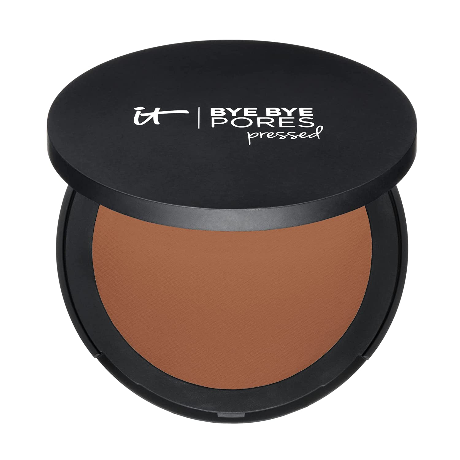 IT Cosmetics Bye Bye Pores Pressed Finishing Powder - Universal Translucent Shade - Contains Anti-Aging Peptides, Hydrolyzed Collagen & Antioxidants - 0.31 oz