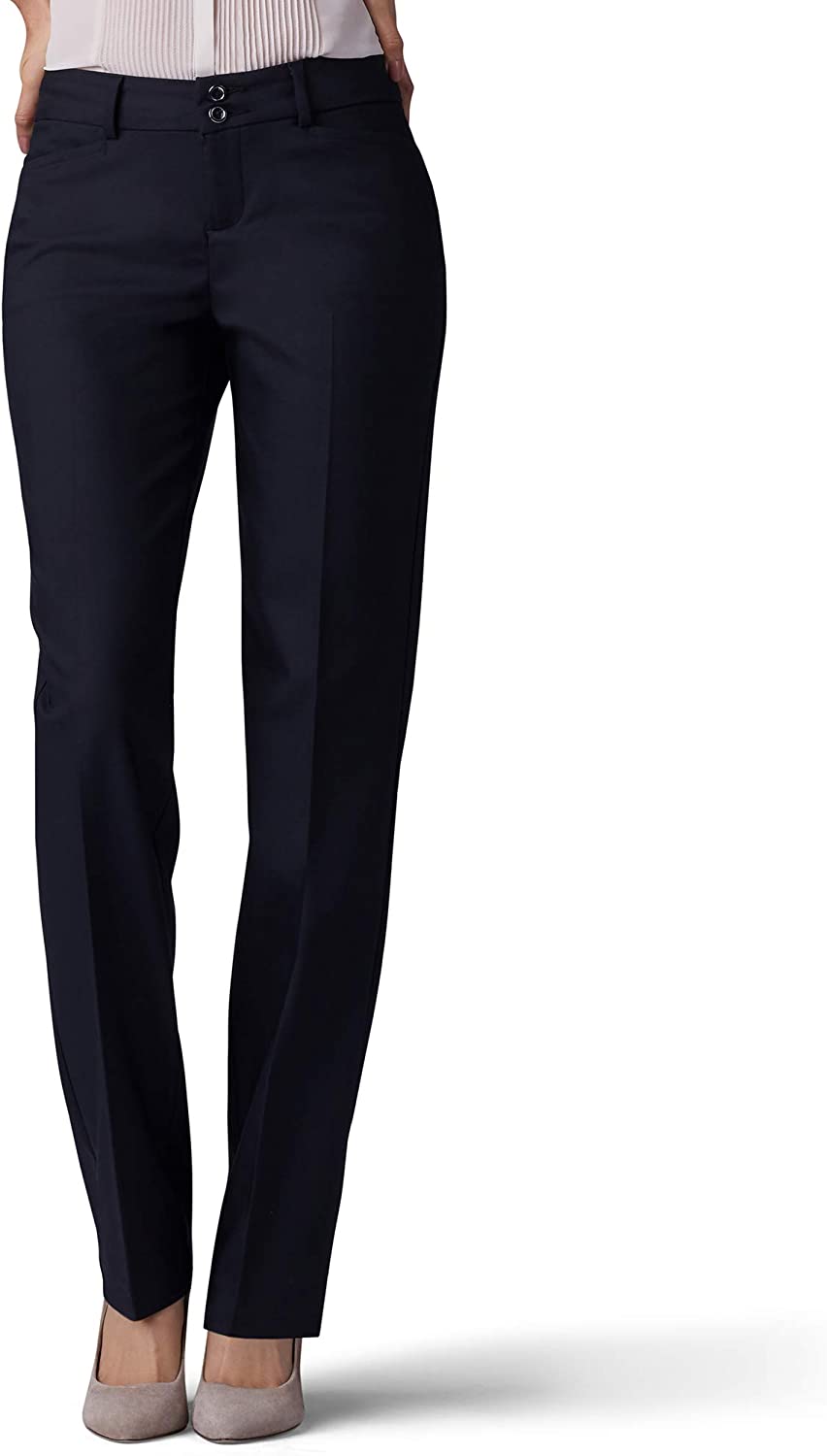 Lee Women's Secretly Shapes Regular Fit Straight Leg Pant