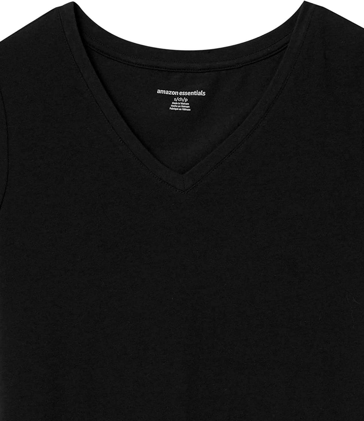 Amazon Essentials Women's Classic-Fit Short-Sleeve V-Neck T-Shirt， Multipacks