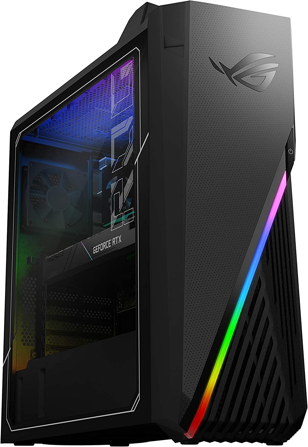 ROG Strix GA15DH Gaming Desktop PC, AMD Ryzen 7 3800X, GeForce RTX 2070 SUPER, 16GB DDR4 RAM, 512GB PCIe SSD + 1TB HDD, Wi-Fi 5, Windows 10 Home, GA15DH-AH772