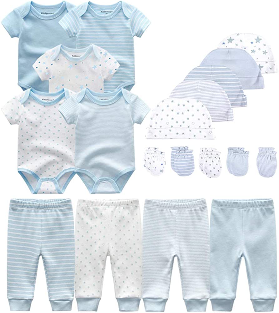Unisex Baby Layette Essentials Giftset Clothing Set 19-Piece