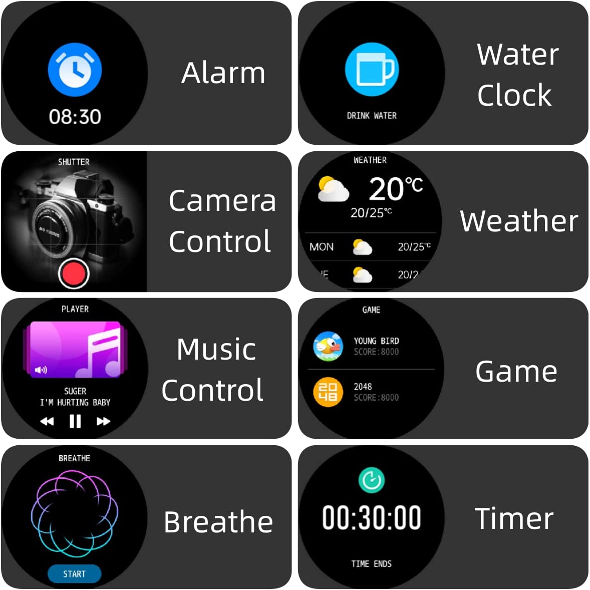Tiwain Military Smart Watch for Men, 120+ Sport Modes 1.39" Full Screen Tactical Watches Rugged for Android Phones iPhone Compatible Fitness Tracker Heart Rate Sleep Monitor Pedometer