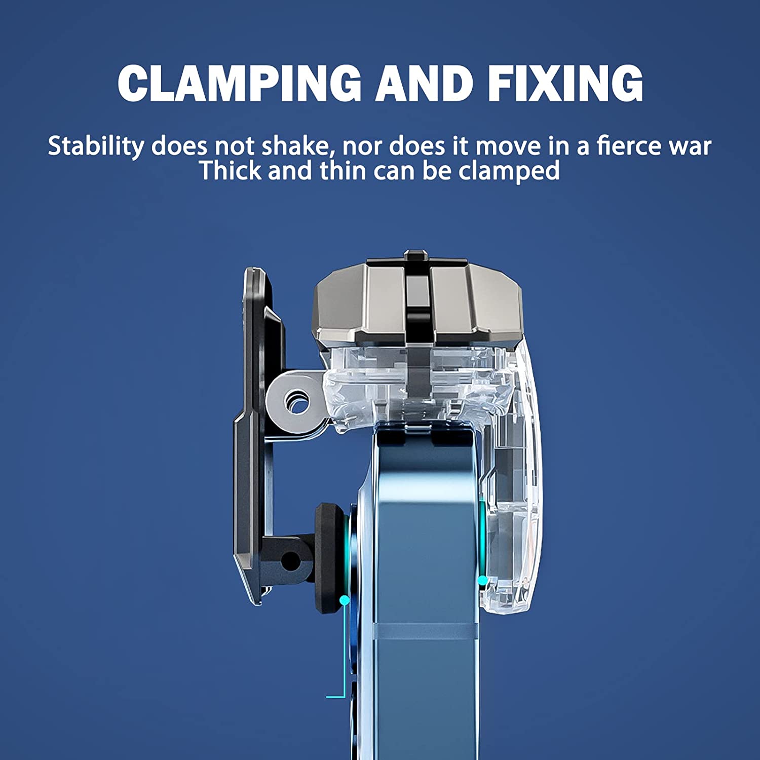 2022 New Model Mobile Game Controller Trigger， Mobile Game Accessories 6 Finger Trigger Sensitive Shoot and Target Buttons Smartphone Game Controller Gamepad for PUBG/Survival Rules/Knives Out