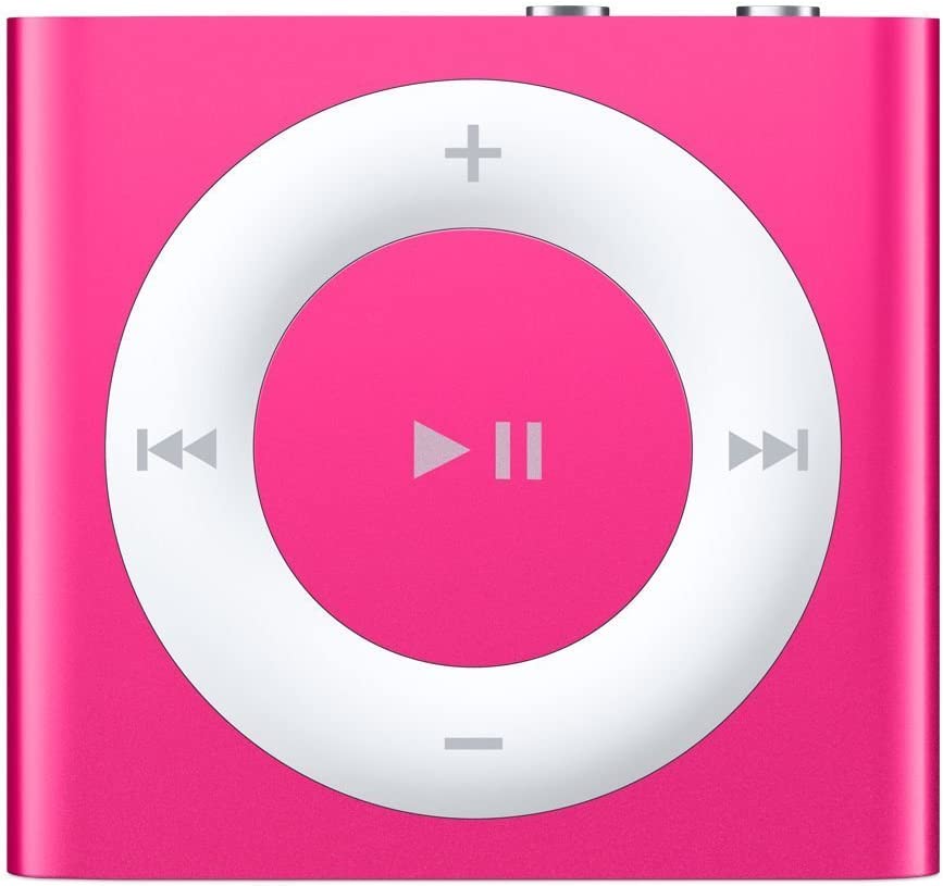 Apple iPod Shuffle 4th Generation, 2GB, Pink (NEWEST MODEL) (Renewed)