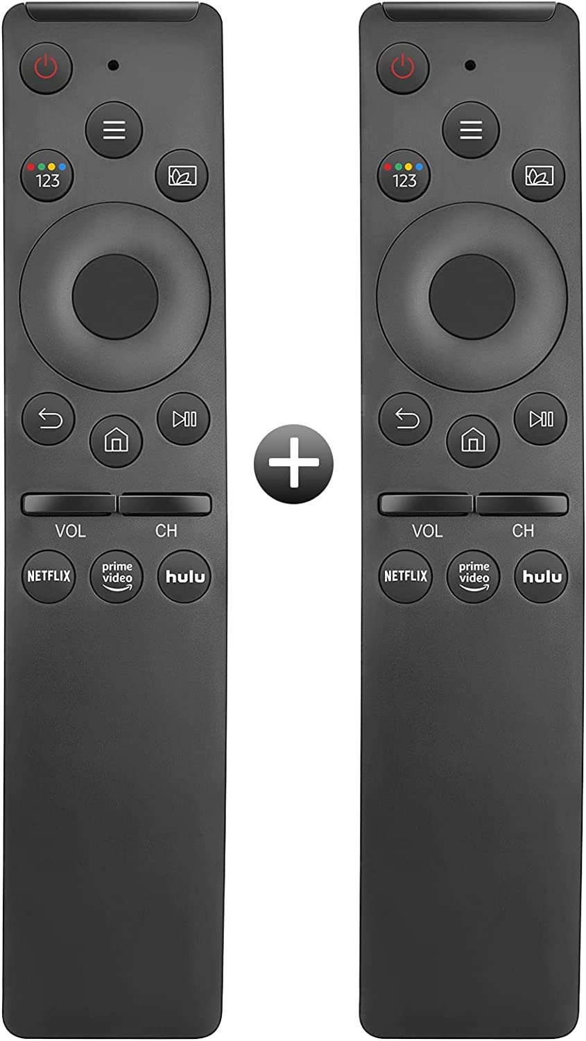 【Pack of 2】 New Universal Remote Control for All Samsung TVs,Compatible with Samsung Frame Crystal UHD Neo QLED OLED 4K 8K Smart TVs with Netflix, Prime Video, hulu
