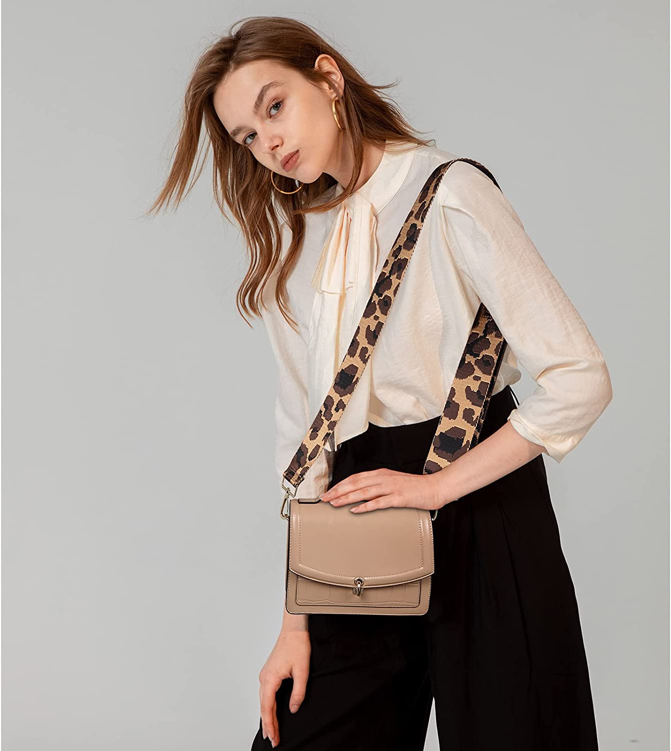 CLUCI Vegan Leather Women's Crossbody Handbags Fashion Hobo Shoulder Bag Purse For Ladies with Adjustable Strap