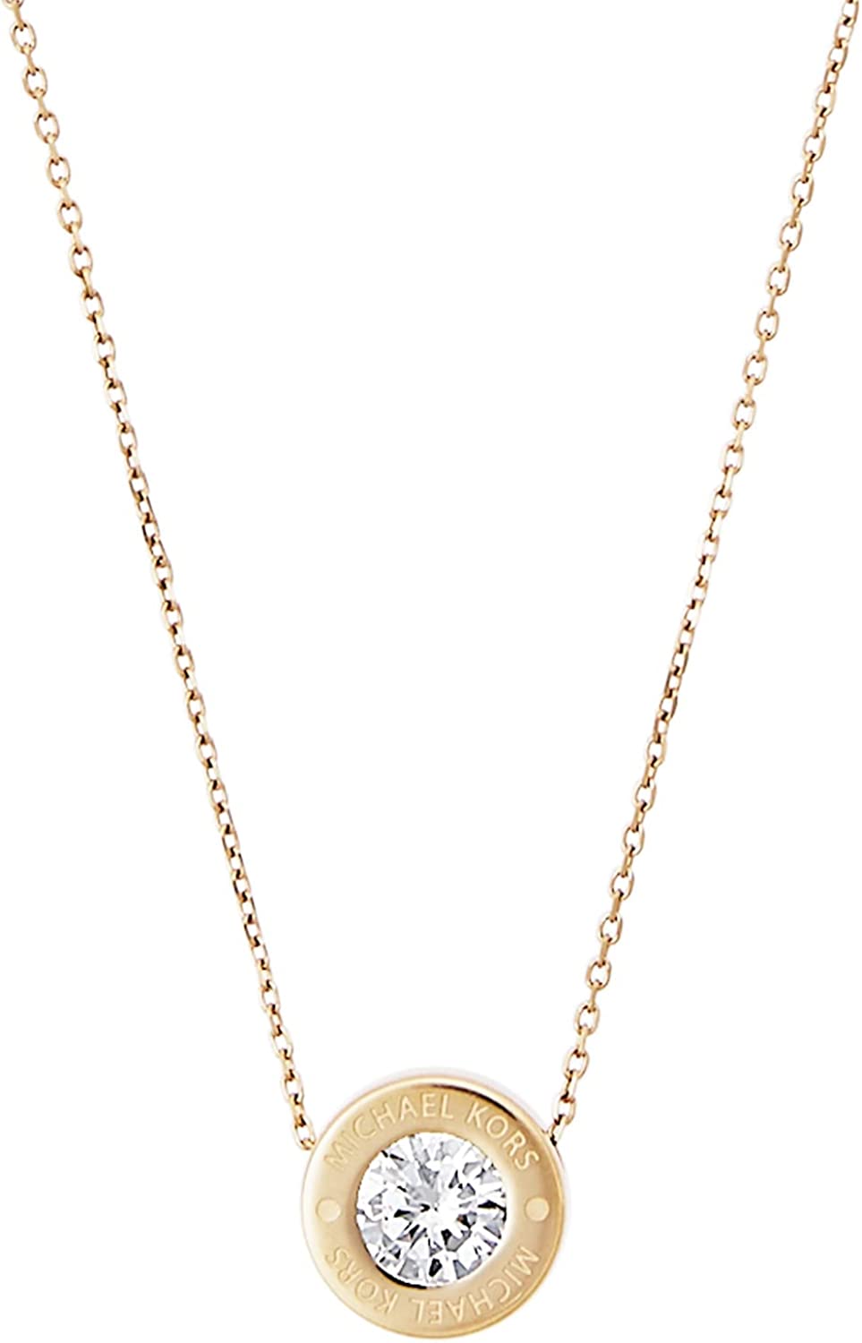 Michael Kors Women's Stainless Steel Silver-Tone Slider Bracelet With Crystal Accents