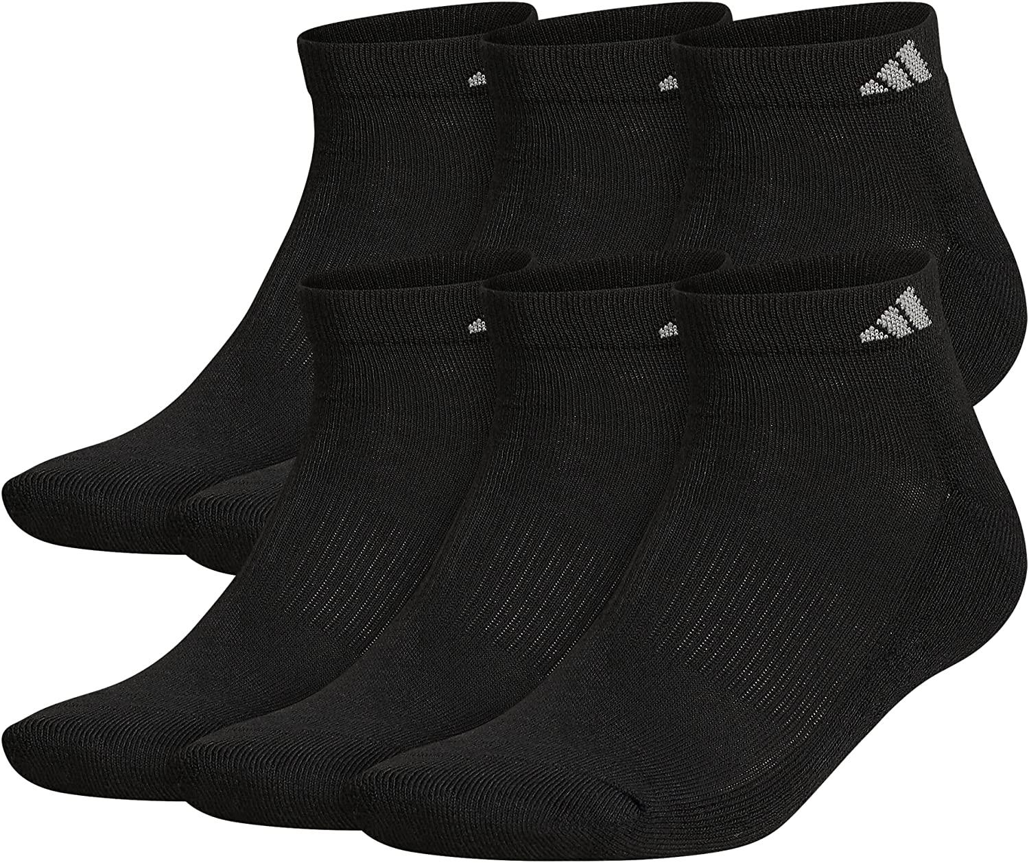 adidas Men's Athletic Cushioned 6-Pack Low Cut
