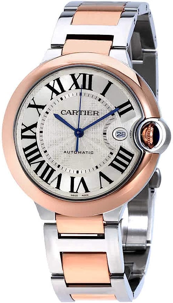 Cartier Ballon Bleu De Cartier Guilloche Dial Automatic Men's Watch W2BB0004